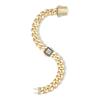 Siyah Kare Greek 9mm Bileklik Charm