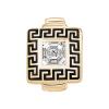 Siyah Kare Greek 9mm Bileklik Charm